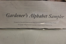 Load image into Gallery viewer, Better Homes &amp; Gardens Gardener's Alphabet Sampler Cross Stitch Kit - New
