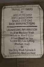 Load image into Gallery viewer, Military USMC MCIWS Men's Swimmer Trunks - Size 40 - Used