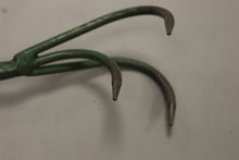 Load image into Gallery viewer, Vintage 3 Tine Garden Tool - Cultivator - Yellow Wood Handle - Used