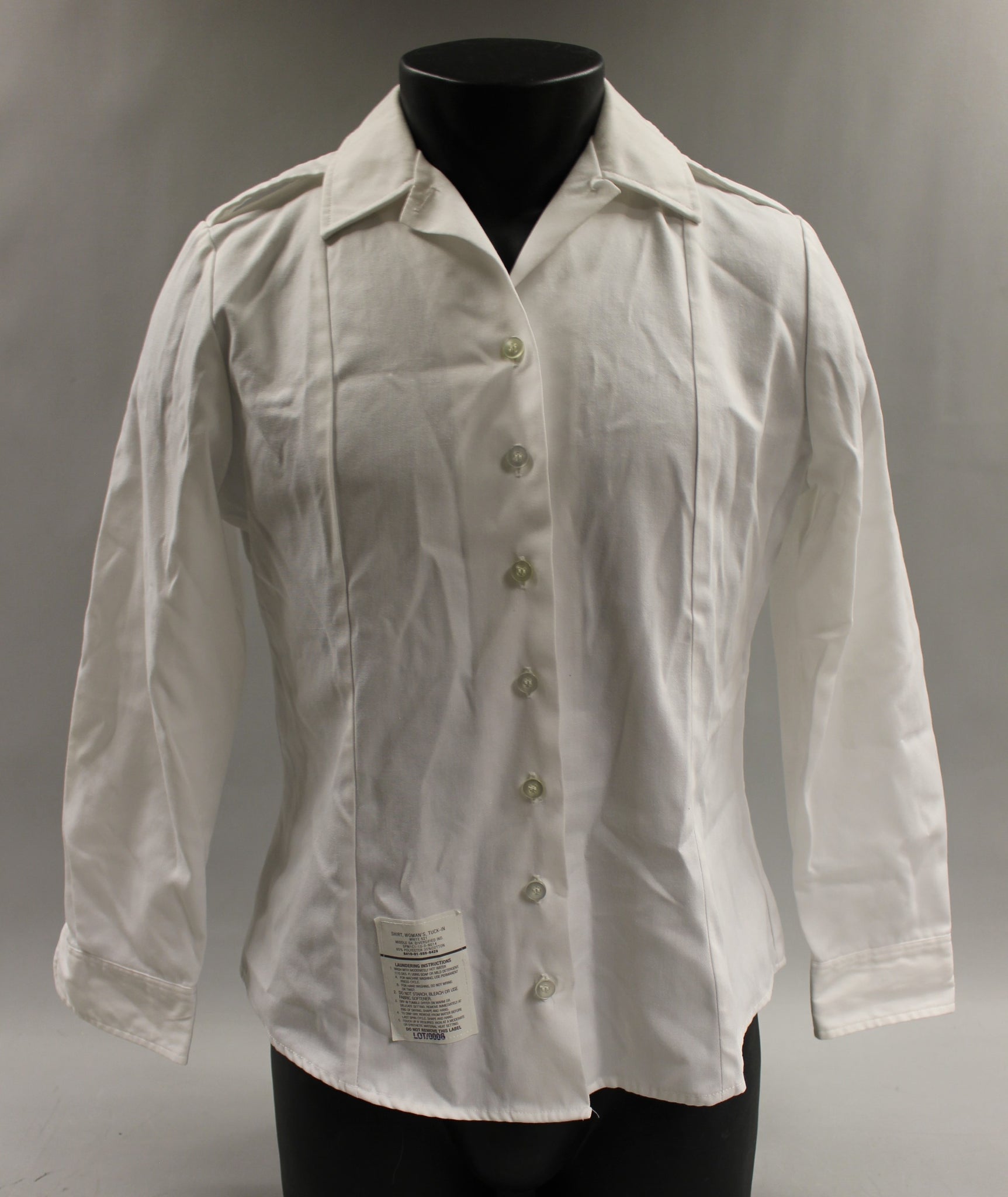 army white dress shirt Long Sleeve Uniform Shirt
