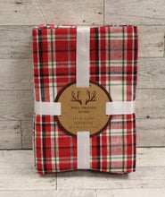 Load image into Gallery viewer, Well Dressed Home Set of 8 Plaid 20&quot;x20&quot; Cloth Napkins - New