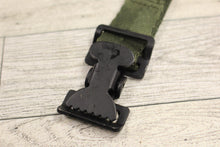 Load image into Gallery viewer, Army Canvas Strap Webbing Carrier with Alligator Metal Buckle - 4&quot; - New