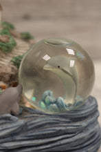 Load image into Gallery viewer, Westlake Musical Lighthouse Water Globe - Orcas &amp; Dolphin - 2615 - Used
