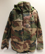 Load image into Gallery viewer, French Army Military Woodland CCE Cold Weather Waterproof Jacket - 128C - Used