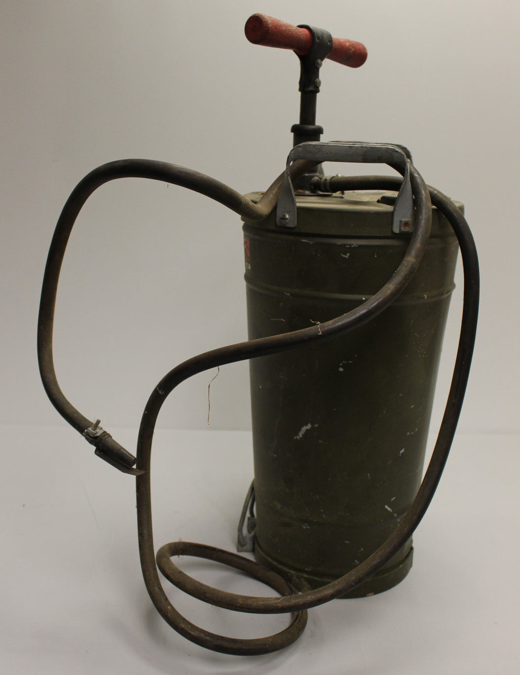 Vintage Air Raid Hand Pump Water Fire Extinguisher - Used