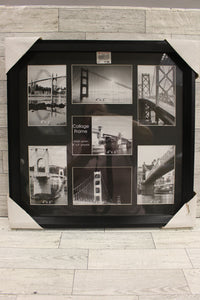 15.5" x16.5" Collage Photo Frame for 7-4x6 Pictures - New