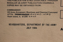 Load image into Gallery viewer, US Army Gun, Air Defense, Artillery, Operator's Manual - Volume 2 - Used