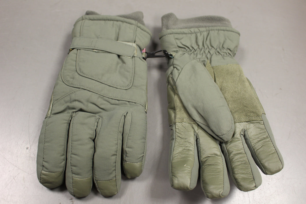 Military Issued Winter Gloves - 7126-FGS - Foliage Green - Small - New