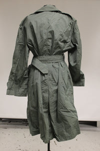 US Army Men's Quarpel Overcoat Raincoat with Belt - 36S - 8405-965-2148 - Used