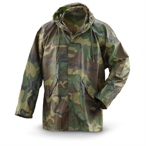 US Army Wet Weather Parka - Woodland - Medium - 8405-00-001-1549 - New