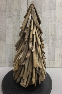 Vintage 16" Driftwood Christmas Tree - Hand Crafted - Rustic - Used