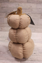 Load image into Gallery viewer, Fall Fest Stuffed Stacked Pumpkins - &quot;Be Grateful&quot; - New