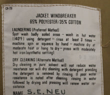 Load image into Gallery viewer, Vintage US Navy Creighton Windbreaker Jacket - Size: L (42) - Used