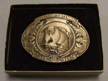 Load image into Gallery viewer, Vintage 1987 Montana Centennial Brass Belt Buckle - #473 - Grizzly - New