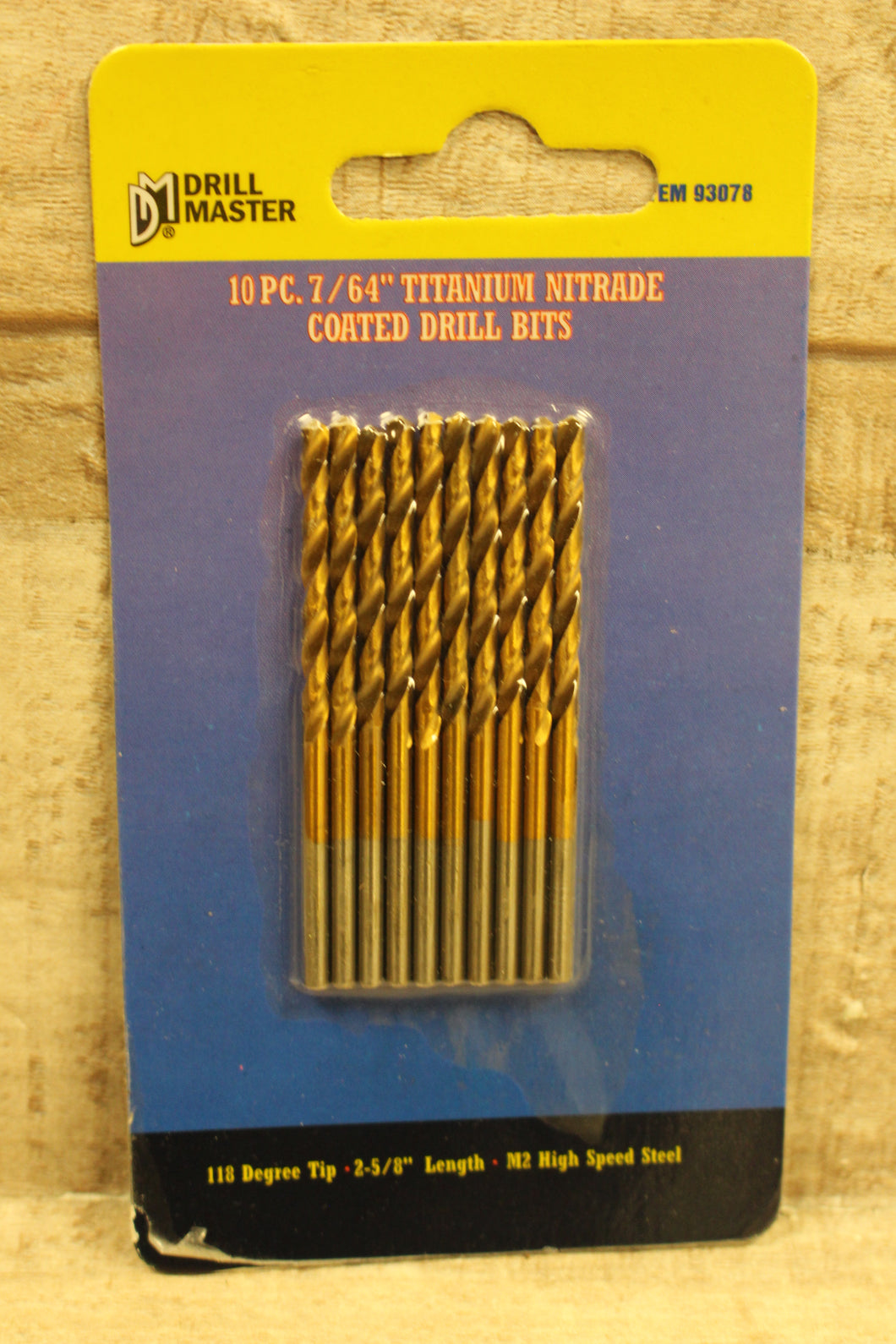 Drill Master 10 Piece 7/64