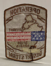 Load image into Gallery viewer, United States Operation Desert Storm Flag Commemorative Patch - Sew On - Used
