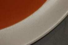 Load image into Gallery viewer, Crate &amp; Barrel CBL175 Salad Plate - Orange &amp; White - Used
