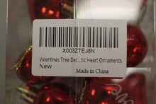 Load image into Gallery viewer, Valentine's Tree 2" Heart Shaped Ornaments - Set of 23 - New