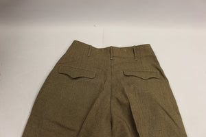 Marine Corp Men's Serge Green Wool Trousers - 32R - Used