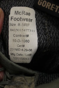 McRae Womens Temperate Weather Combat Boots - 8.5RF - Sage Green - Used
