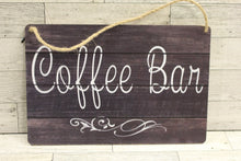 Load image into Gallery viewer, &quot;Coffee Bar&quot; Wooden Sign - 12&#39; x 8&quot; - Used