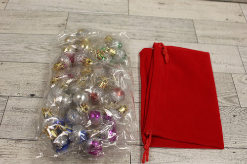 ADXCO Christmas Ornament Earrings - Assorted Colors - New