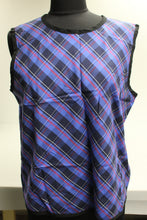 Load image into Gallery viewer, Public School New York Plaid Vest - Blue - Size: 8 - New