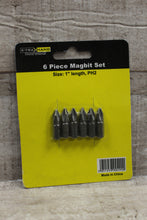 Load image into Gallery viewer, X-Tra Hand 6-Piece Magbit Set 1&quot; Length PH2 -New
