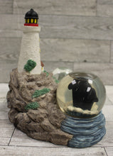 Load image into Gallery viewer, Westlake Musical Lighthouse Water Globe - Orcas &amp; Dolphin - 2615 - Used