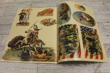 Load image into Gallery viewer, Antique Replica Picture Scrapbook for Decoupage, Collage, Etc. - 30 Page - Color - Used