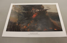 Load image into Gallery viewer, USAF Earth, Blood and Fire Print by SMSGT Darby Perrin 2017 -17" x 23" - Used