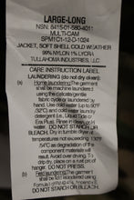 Load image into Gallery viewer, Gen III OCP Soft Shell Cold Weather Jacket - 8415-01-641-1649 - Large Long - New