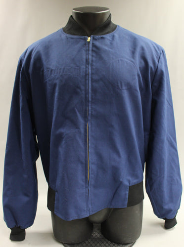 Neptune Men's Navy Blue Athletic Cadet Zip Up Jacket - Size: 50 Long - Used