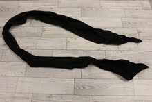 Load image into Gallery viewer, USN Navy Black Neckerchief Scarf - Enlisted &amp; P/O - Pre-Rolled - Not Tied - Used