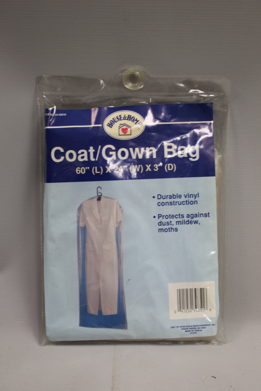 House and Home Coat & Gown Bag -New