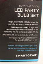 Load image into Gallery viewer, Smart Gear Rotating Disco LED Party Bulb Set - Set of 2 bulbs - New