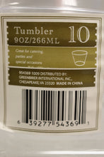 Load image into Gallery viewer, Set of 10 Plastic Party Cups - Tumblers/Cocktail Goblet Cup - 9 oz. New