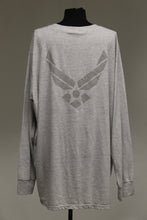 Load image into Gallery viewer, US AF Air Force PT Physical Fitness Long Sleeve T-Shirt - XLarge - Grey - Used