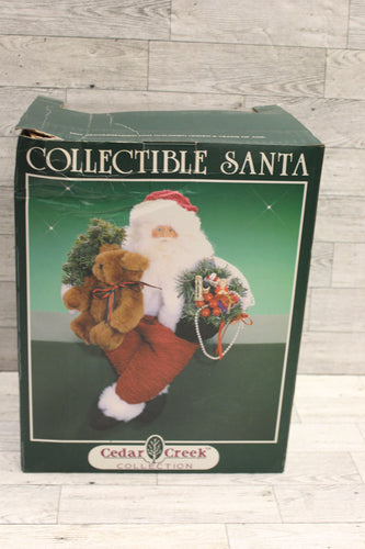 Cedar Creek Collectible Chenille Santa - Used