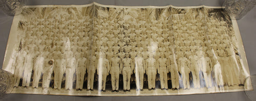 WWII US Army Panoramic Group Photograph Picture