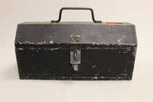 Load image into Gallery viewer, Vintage Metal Dome Utility Toolbox - 18" x 9" x 7" - Used
