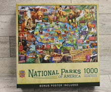 Load image into Gallery viewer, Master Pieces National Parks of America Jigsaw Puzzle with Poster- 1000 Piece