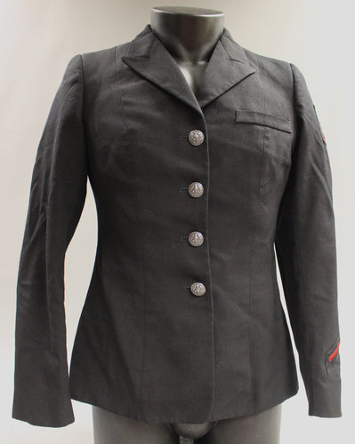 US Navy Women's Black Dress Coat Jacket - Size: 6MP - Used