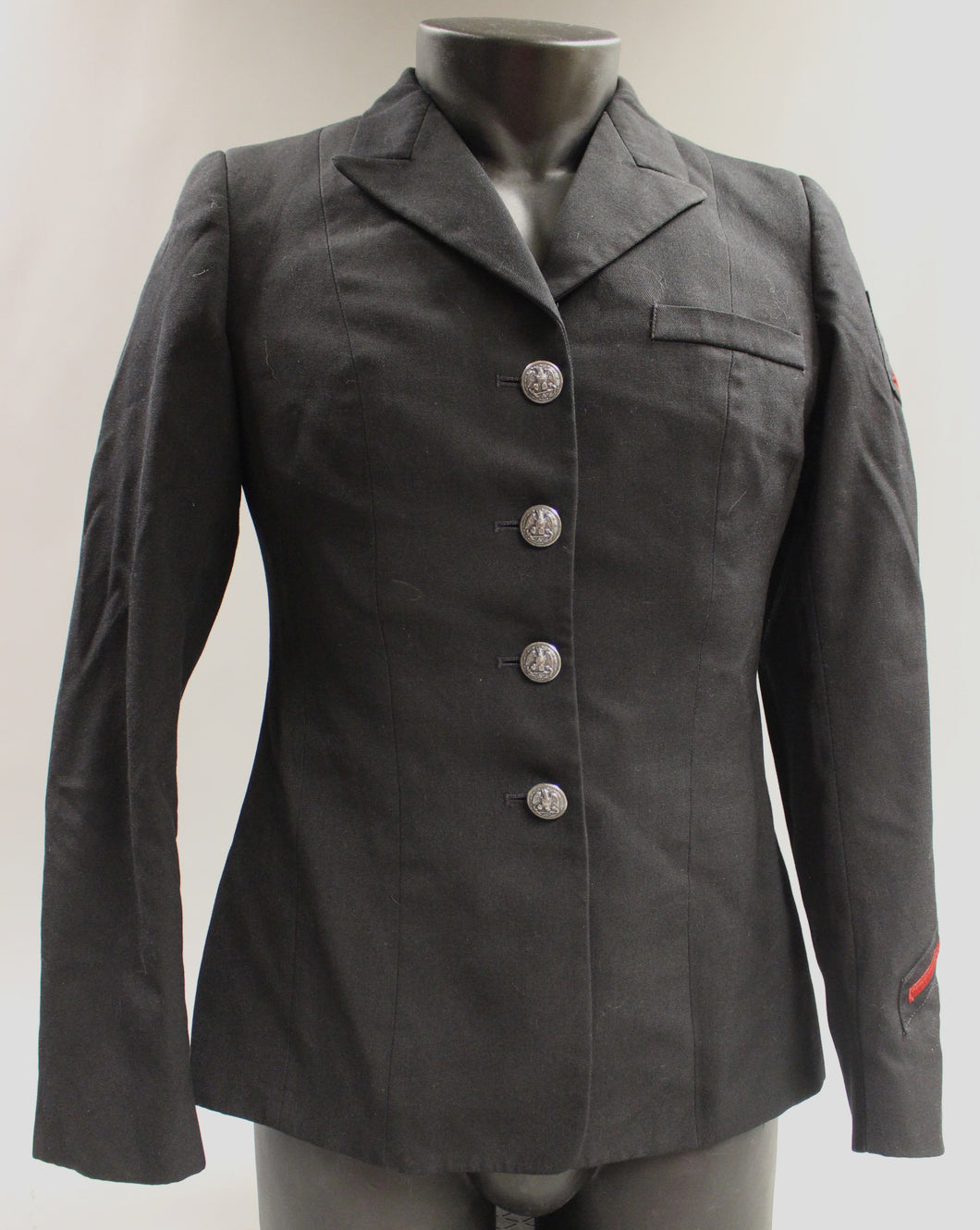 US Navy Women's Black Dress Coat Jacket - Size: 6MP - Used