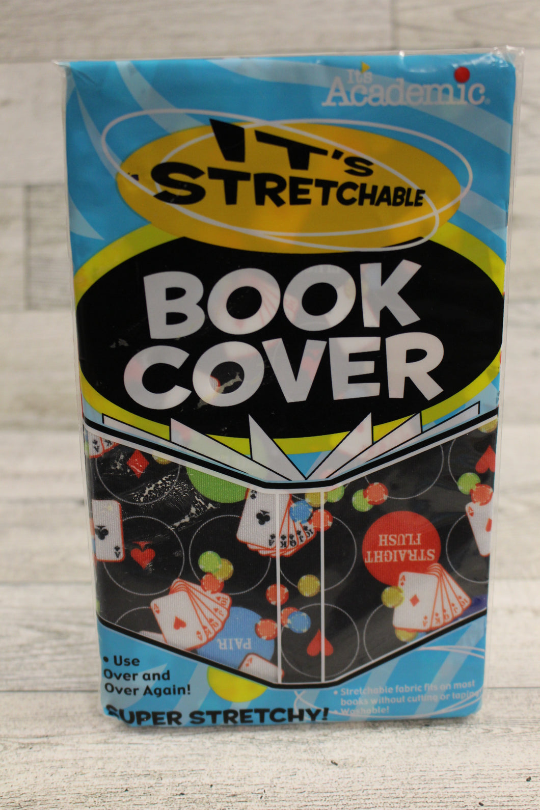 It's Academic Stretchy Book Cover For School You Pick -New
