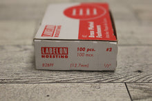 Load image into Gallery viewer, Noesting Brass Plated Fasteners - #2 - 100 Count - New