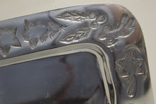 Load image into Gallery viewer, Mexican Pewter Christmas Serving Tray - 14" x 6" - Used