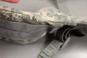 Military Issued Molle II ACU Rucksack Enhanced Frame Shoulder Straps, Grade F