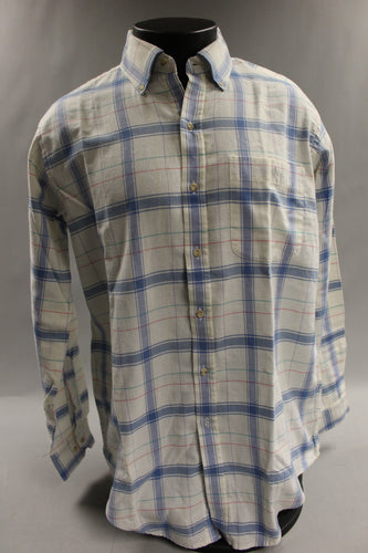 Arrow Dover Men's Long Sleeve Plaid Shirt - Size: Large - Used
