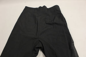Men's Mess Dress Pants with Satin Stripe - Black - Waist: 34" - Used
